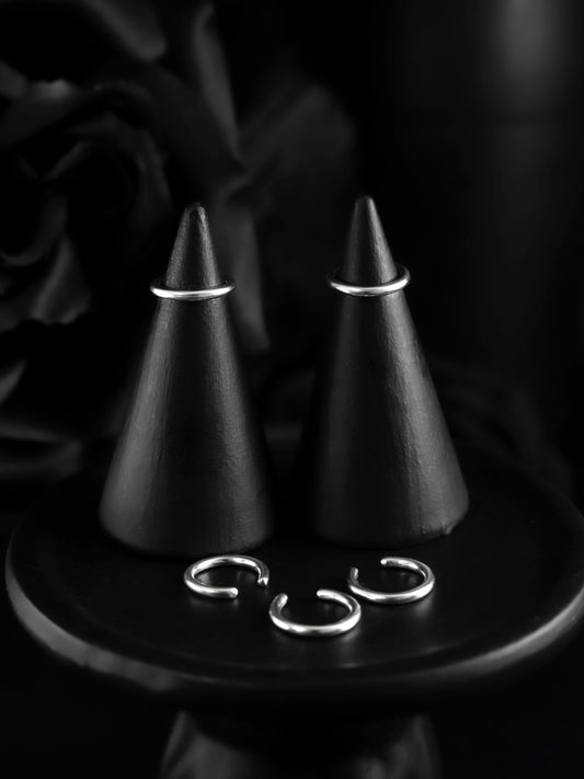 EKRJ834 Sterling Silver Ear Cuff / No piercing needed