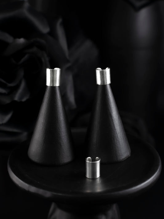 EKRJ836_10mm Upper Ear Sterling Silver Ear Cuff / No piercing needed