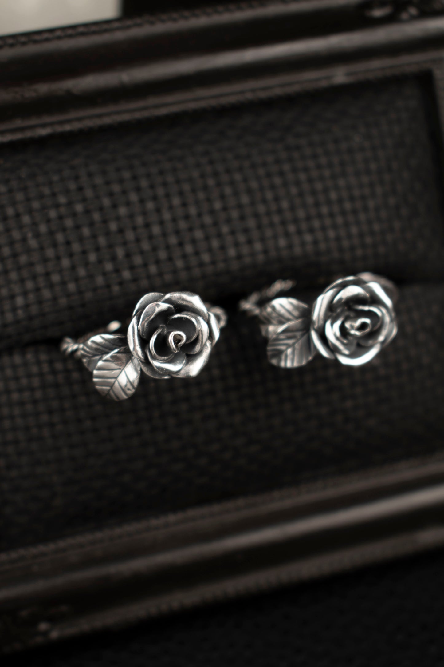 EKRJ917 Blooming Rose Silver Ring