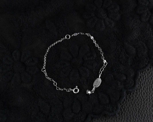 EKRJ654 Silver Chain Bracelet