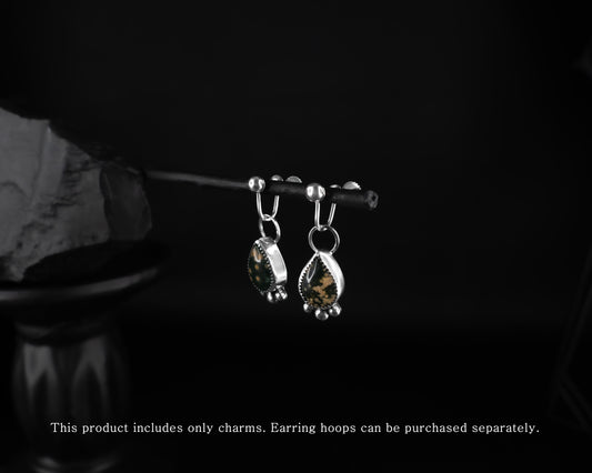 EKRJ666 Ocean Jasper Silver Charms