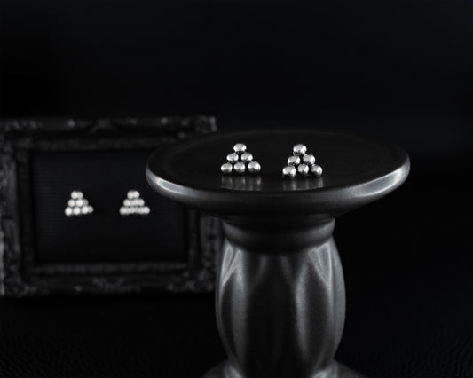 EKRJ573_Beads&Beads Silver Unique Earrings