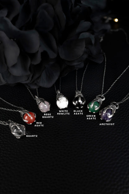 EKRJ1090 EKRJ Handmade Five Prong Crown Silver Necklace