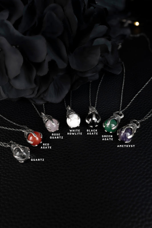 EKRJ1090 EKRJ Handmade Five Prong Crown Silver Necklace