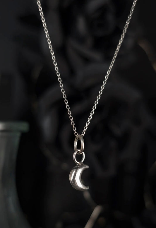 Crescent moon necklace(custom order)