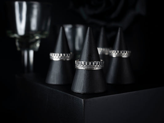 EKRJ815_ Crown Gallery Handmade Silver Rings