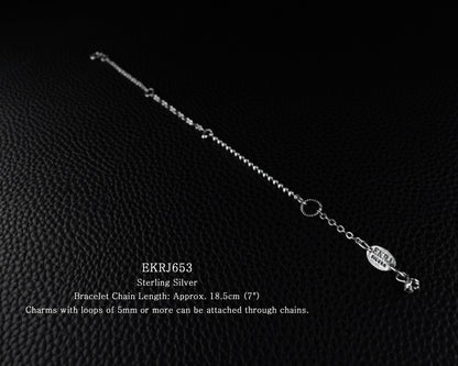 EKRJ653 Silver Chain Bracelet