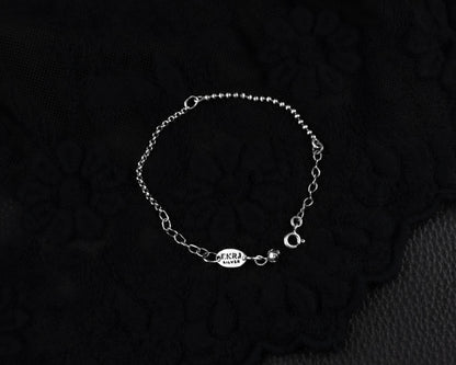 EKRJ655 Silver Chain Bracelet