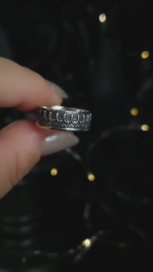 EKRJ815_ Crown Gallery Handmade Silver Rings