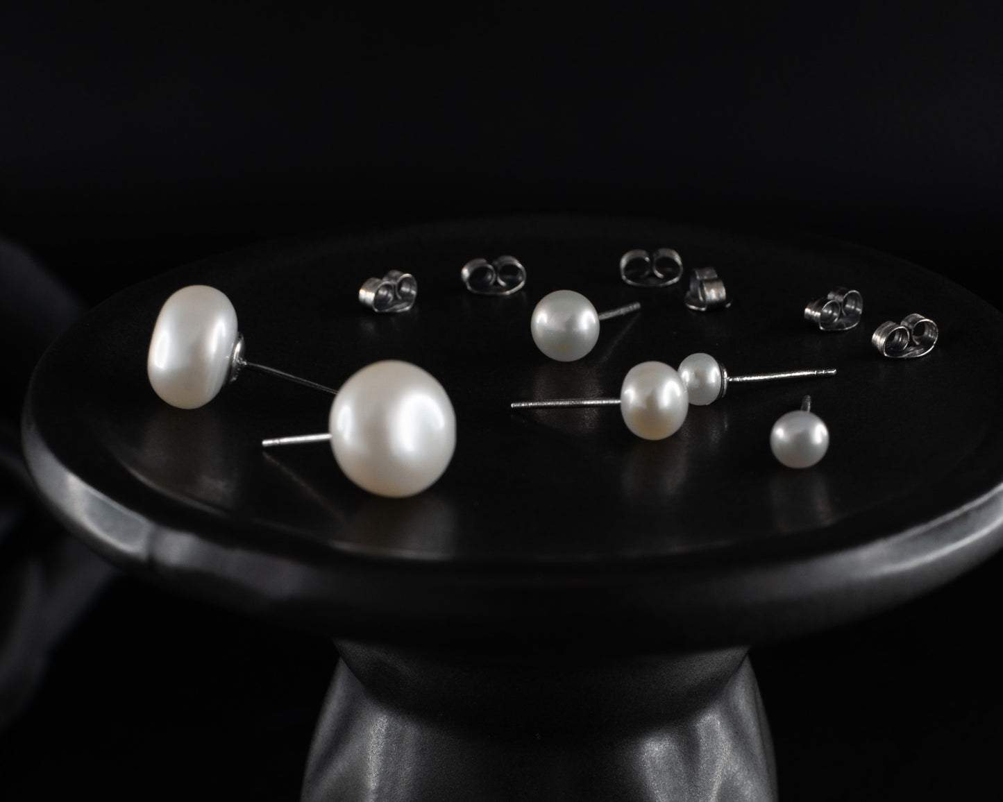 EKRJ577_Freshwater Pearls Silver Earrings