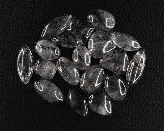 Deposit for Custom Order Silver jewelry with Black Rutilated Quartz
