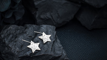 EKRJ403_Star Silver Earrings