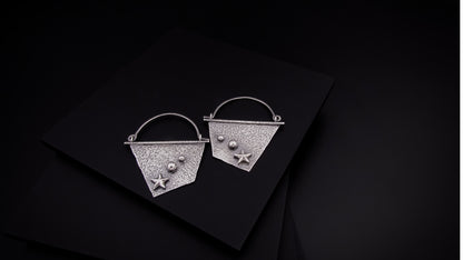 EKRJ404_Unique Handmade Silver Earrings